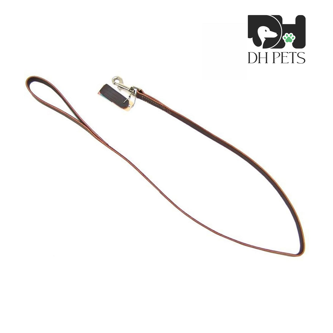 DH Pets - Leather Lead - 4' Long x 3/4" Wide